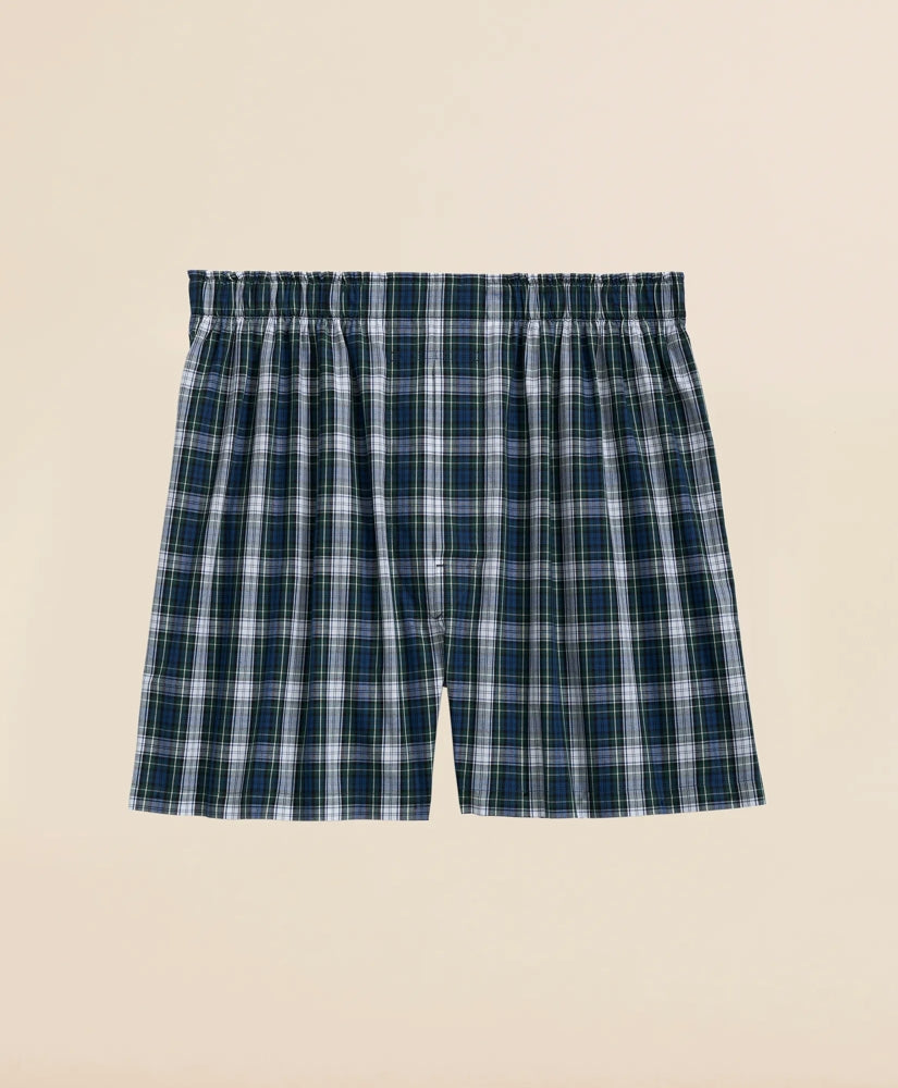 Sale Cotton Poplin Tartan Boxers - Brooks Brothers For sale