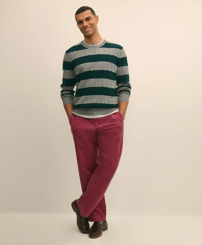 Sale Cotton Relaxed Garment Dyed Corduroy Chino Pants - Brooks Brothers For sale