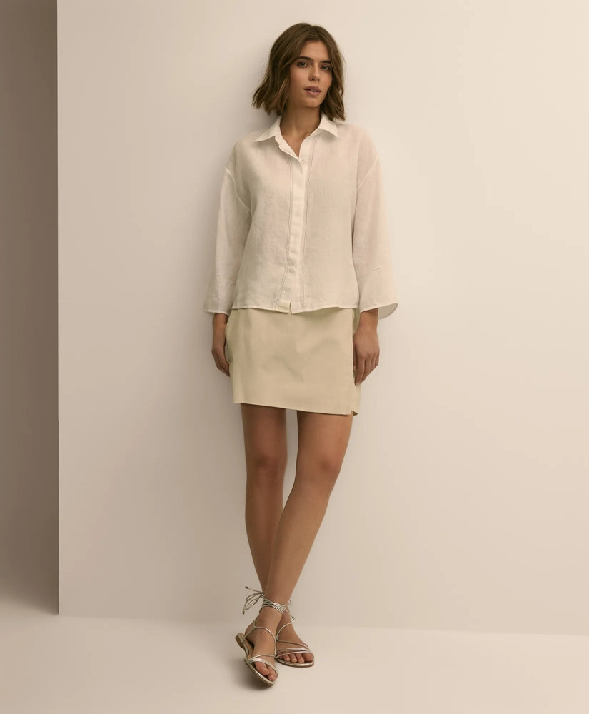 Women Cotton Skort - Brooks Brothers Online