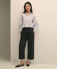 Sale Belted Wide-Leg Utility Pants