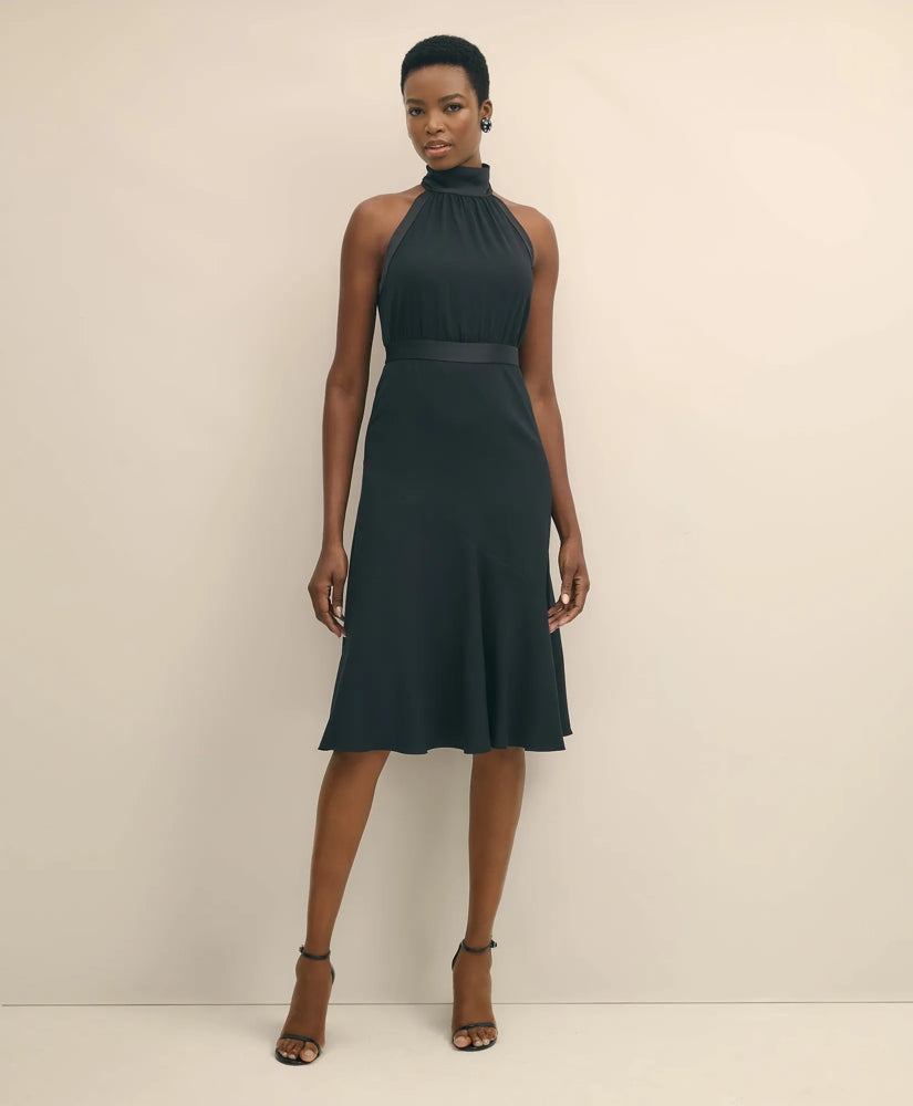 Sale Crepe Halter Dress - Brooks Brothers For sale