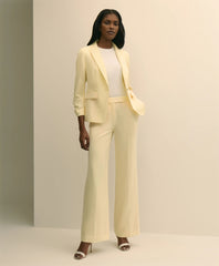 Women Crepe Wide-Leg Pants - Brooks Brothers sale