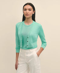 Sale Cropped V-Neck Cardigan