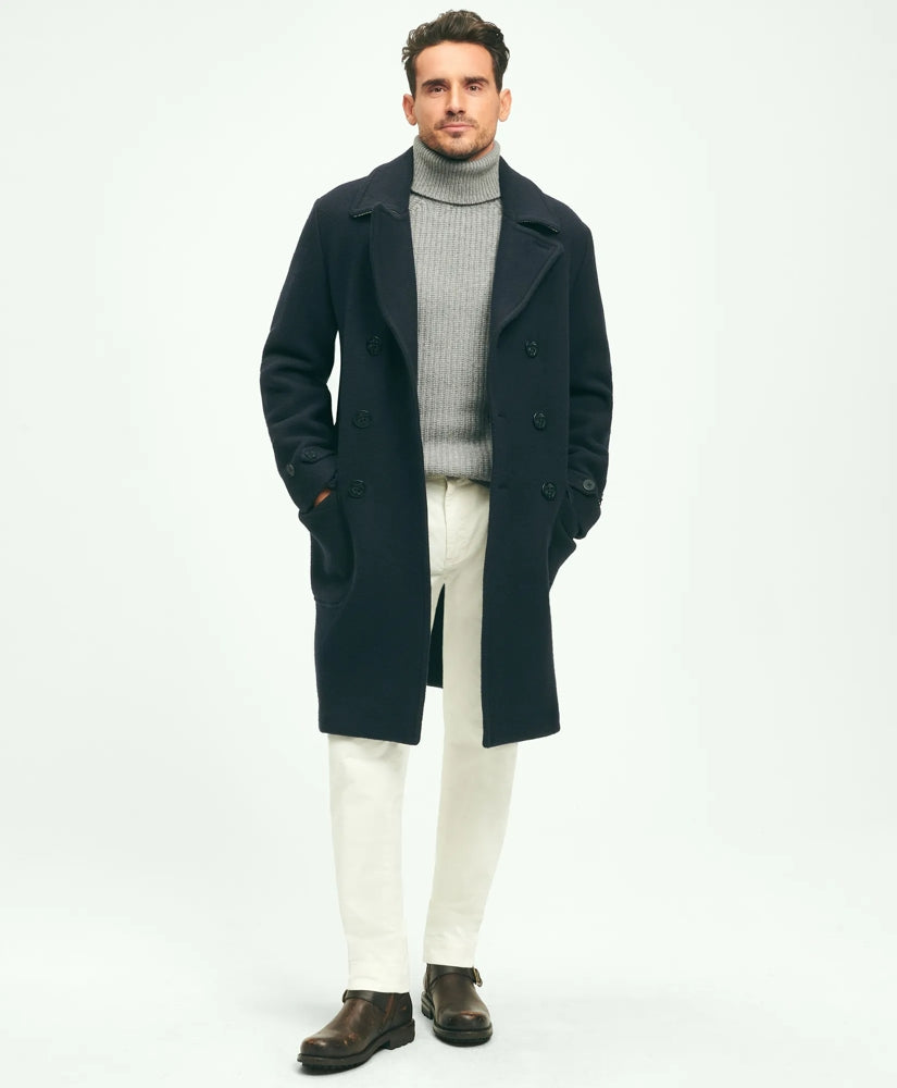 Men Double Faced Wool Top Coat - Brooks Brothers For sale