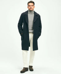 Men Double Faced Wool Top Coat - Brooks Brothers For sale