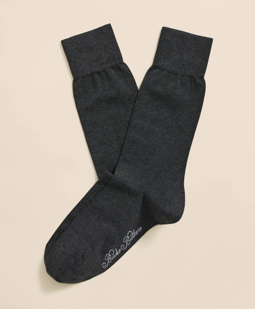 Men Egyptian-Cotton-Blend Socks - Brooks Brothers US