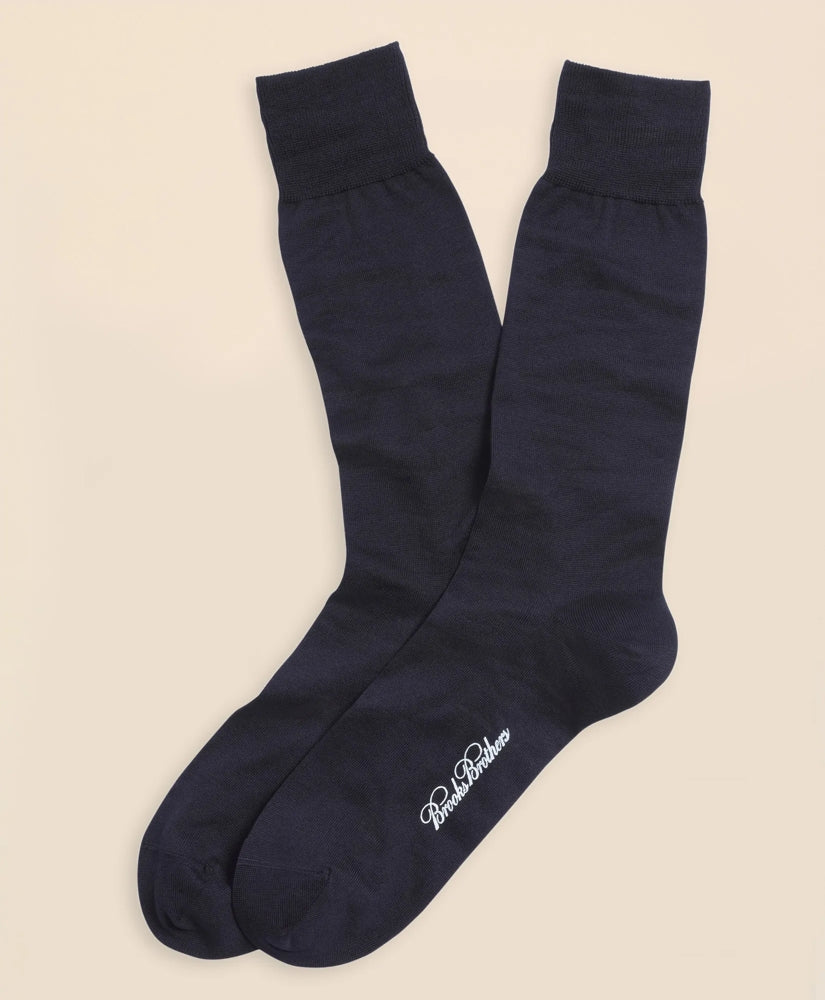 Men Egyptian Cotton Jersey Knit Crew Socks - Brooks Brothers sale