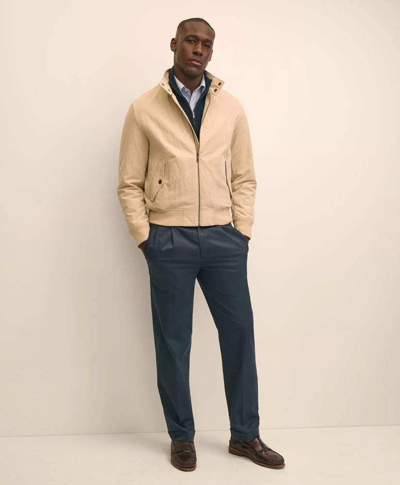 Men Pleated Traditional Fit Cotton Advantage Chino - Brooks Brothers Discount