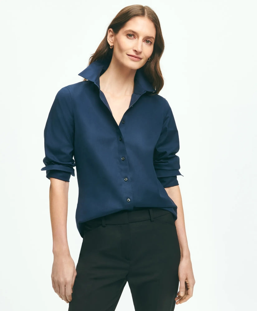 Women Fitted Non-Iron Stretch Supima
