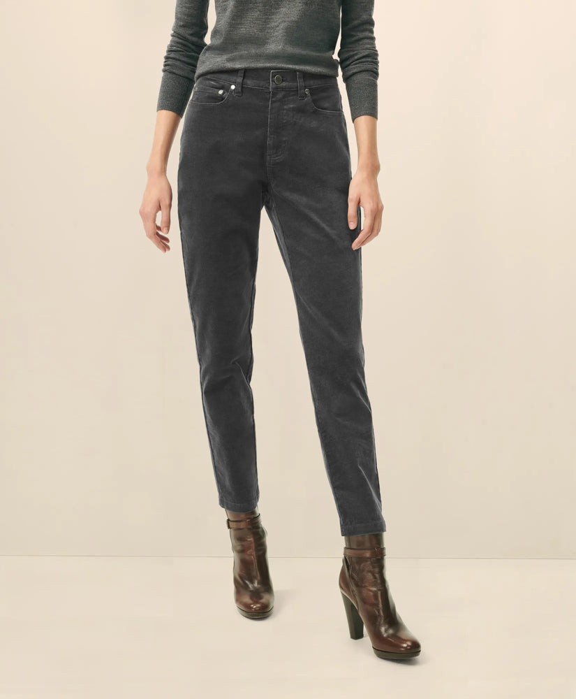 Women Five-Pocket Corduroy Pants - Brooks Brothers