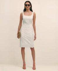 Sale Floral Lace Overlay Sheath Dress - Brooks Brothers Online