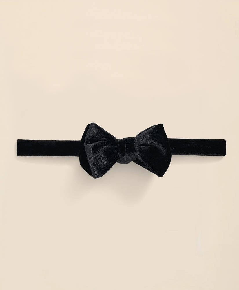 Men Formal Silk Blend Velvet Bow Tie - Brooks Brothers Near me