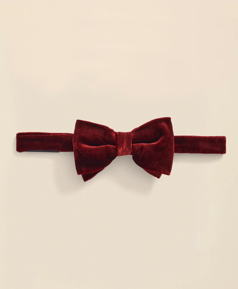 Men Formal Silk Blend Velvet Bow Tie - Brooks Brothers Near me