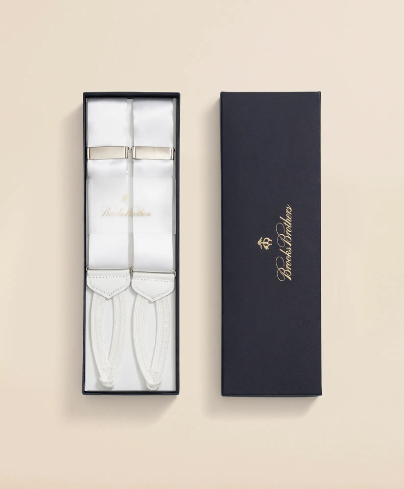 Men Formal Solid Suspenders - Brooks Brothers Discount