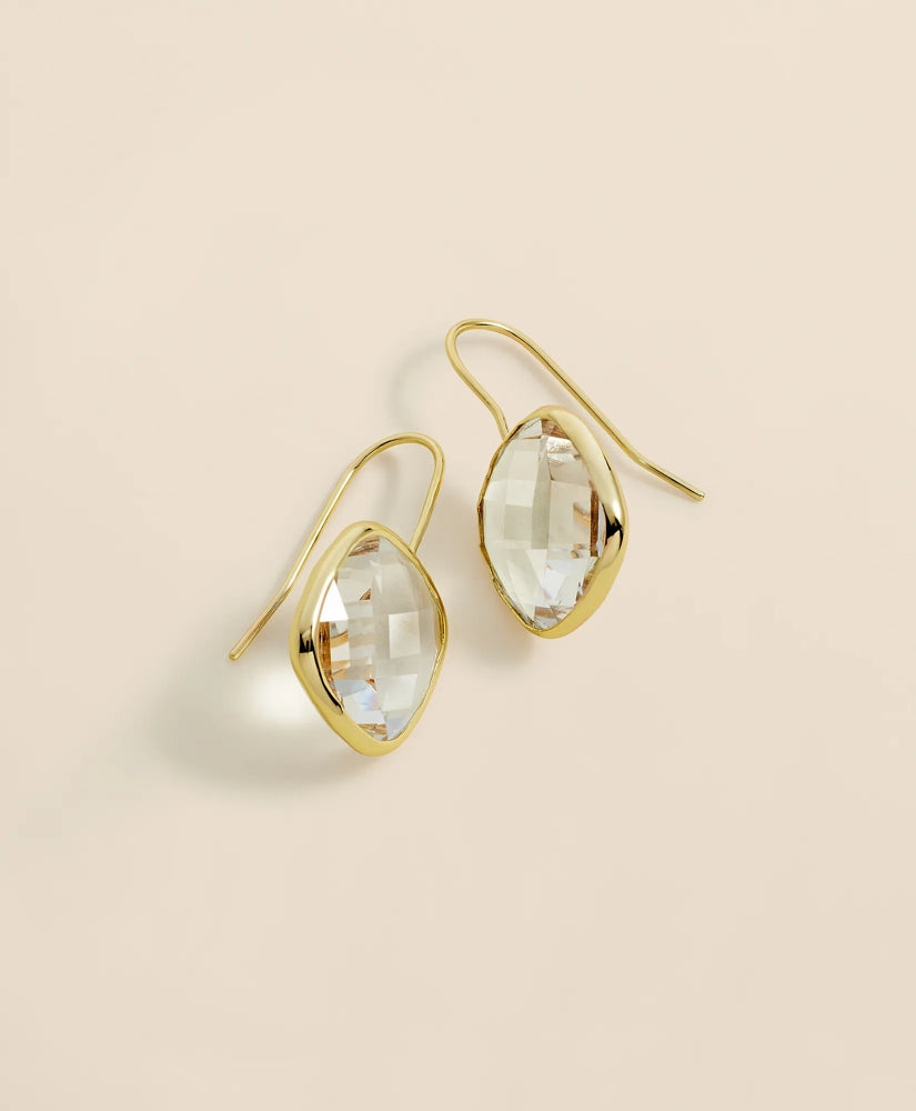 Women French-Wire Drop Earrings with Channel-Set Crystals - Brooks Brothers Near me