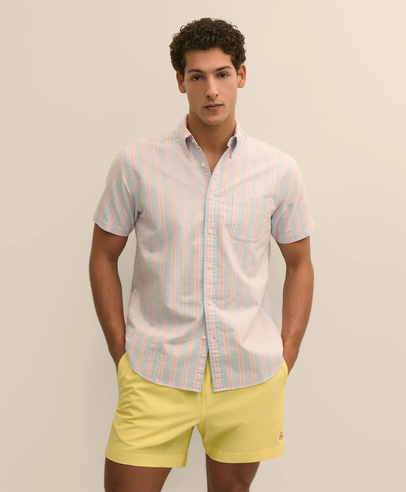 Shirts Friday Shirt, Short-Sleeve Oxford Stripe