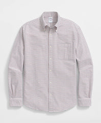 Men Friday Shirt, Oxford Tattersall - Brooks Brothers Outlet