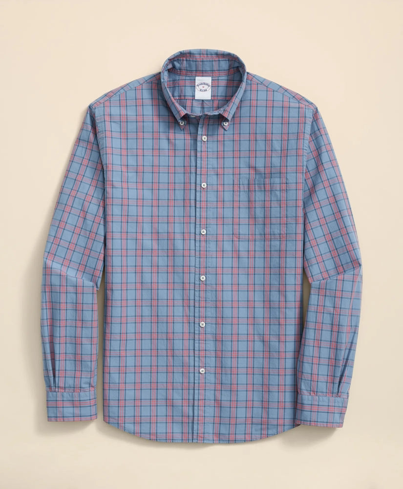 Sale Friday Shirt, Poplin Plaid - Brooks Brothers Online
