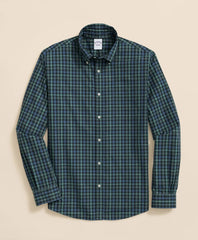Sale Friday Shirt, Poplin Stewart Tartan - Brooks Brothers Outlet