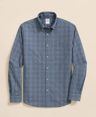Sale Friday Shirt, Poplin Windowpane - Brooks Brothers Outlet
