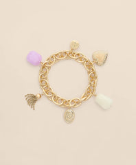 Women Gold-Tone Charm Bracelet - Brooks Brothers Discount