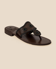 Women Jack Rogers Jacks Leather Flat Sandal
