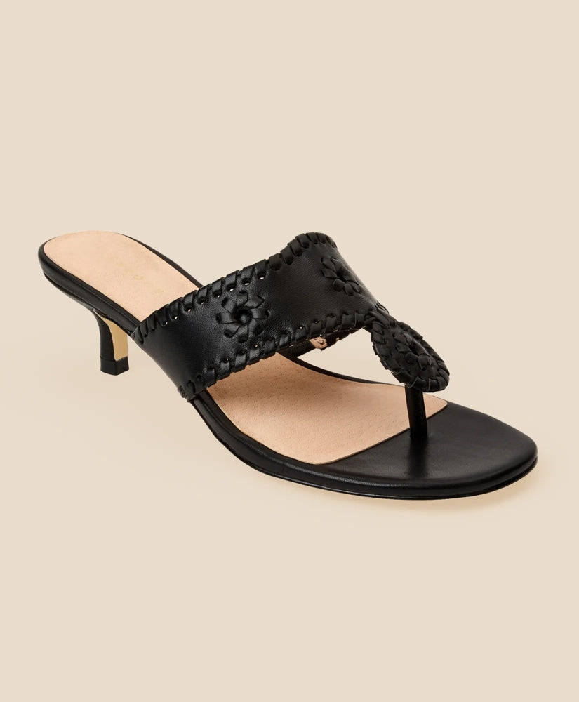 Women Jack Rogers Kitten-Heel Sandals - Brooks Brothers Online