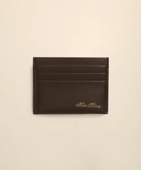 Men Lambskin Card Case - Brooks Brothers Outlet