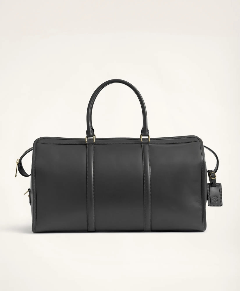 Men Leather Duffle Bag - Brooks Brothers US