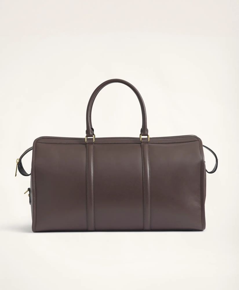 Men Leather Duffle Bag - Brooks Brothers US