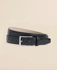 Men Leather Embossed Belt - Brooks Brothers For sale