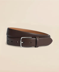 Men Leather Feather Edge Belt - Brooks Brothers Online