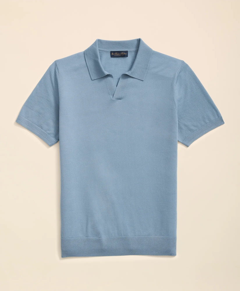 Men Lightweight Luxe All-Season Sweater, Johnny Collar - Brooks Brothers Near me