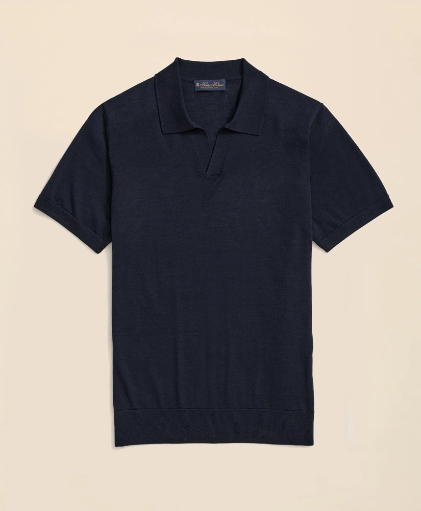 Men Lightweight Luxe All-Season Sweater, Johnny Collar - Brooks Brothers Near me