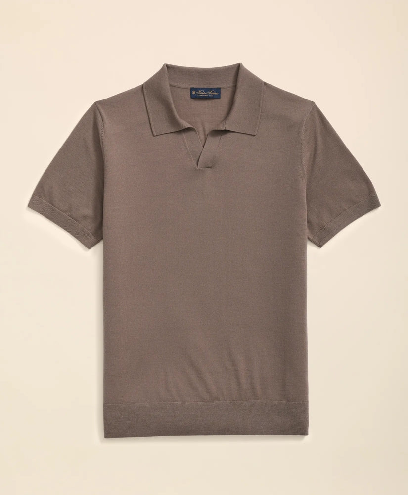 Men Lightweight Luxe All-Season Sweater, Johnny Collar - Brooks Brothers Near me