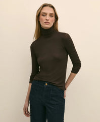 Women Lightweight Modal Cashmere Turtleneck - Brooks Brothers Gift