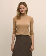 Women Lightweight Modal Cashmere Turtleneck - Brooks Brothers Gift