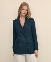 Sale Linen Double-Breasted Peak Lapel Jacket - Brooks Brothers sale
