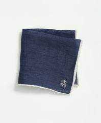 Men Linen Jacquard Pocket Square - Brooks Brothers Gift