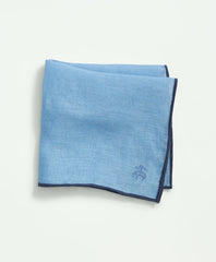 Men Linen Jacquard Pocket Square - Brooks Brothers Gift