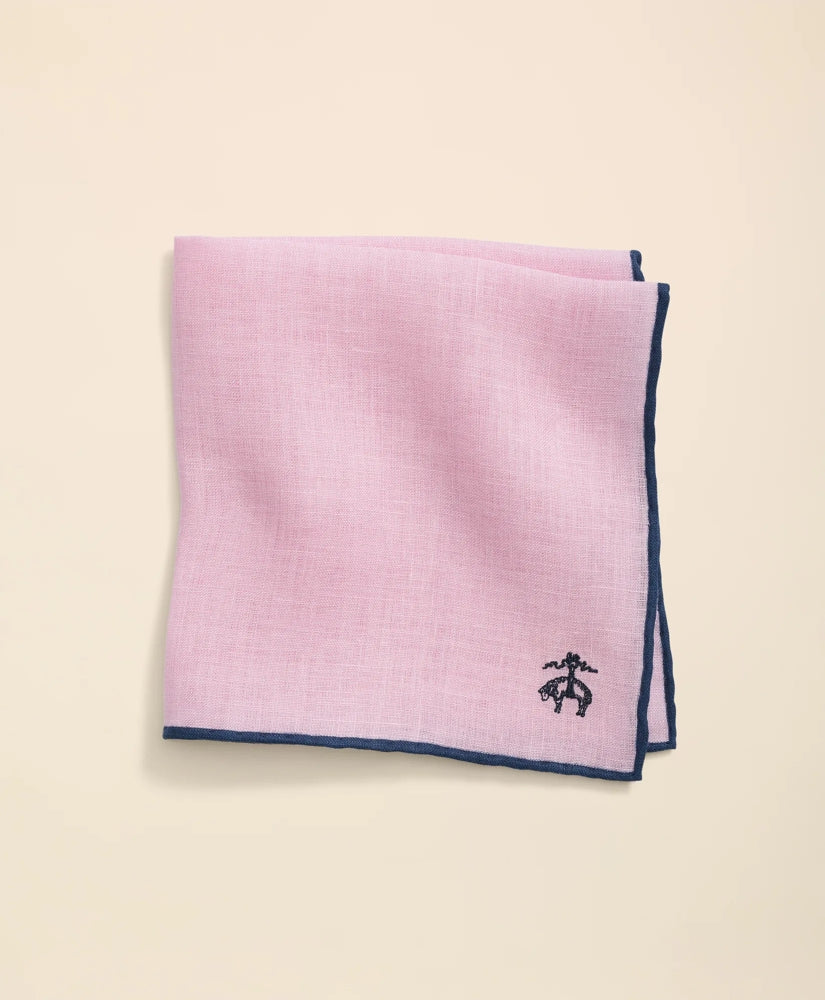 Men Linen Jacquard Pocket Square - Brooks Brothers Gift