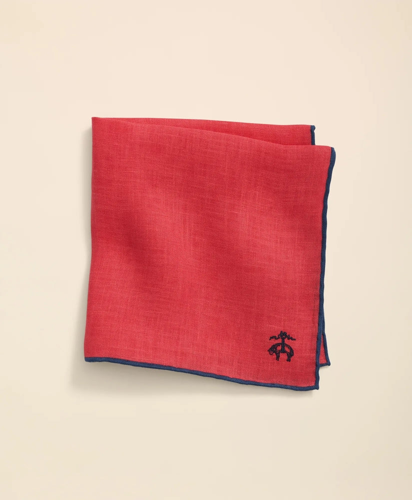 Men Linen Jacquard Pocket Square - Brooks Brothers Gift