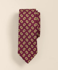 Men Linen-Silk Pine Tie - Brooks Brothers Discount