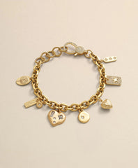 Women Loni Paul Charm Bracelet in 14K Plated Gold - Brooks Brothers sale