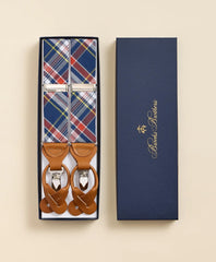 Men Madras Suspenders - Brooks Brothers On sale