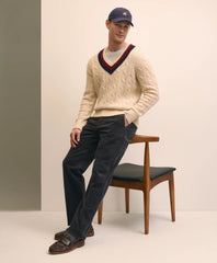 Sale Merino Wool Archive Tennis Sweater - Brooks Brothers On sale