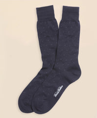 Men Merino Wool Big Dot Crew Socks - Brooks Brothers Discount