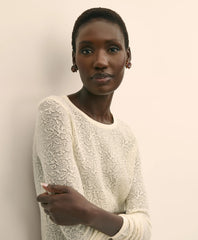 Sale Merino Wool Lace Sweater - Brooks Brothers For sale