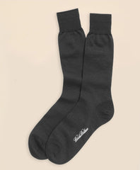 Men Merino Wool Mini Dot Crew Socks - Brooks Brothers