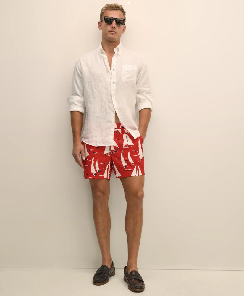 Sale 5" Newport Sailing Swim Trunks - Brooks Brothers Near me